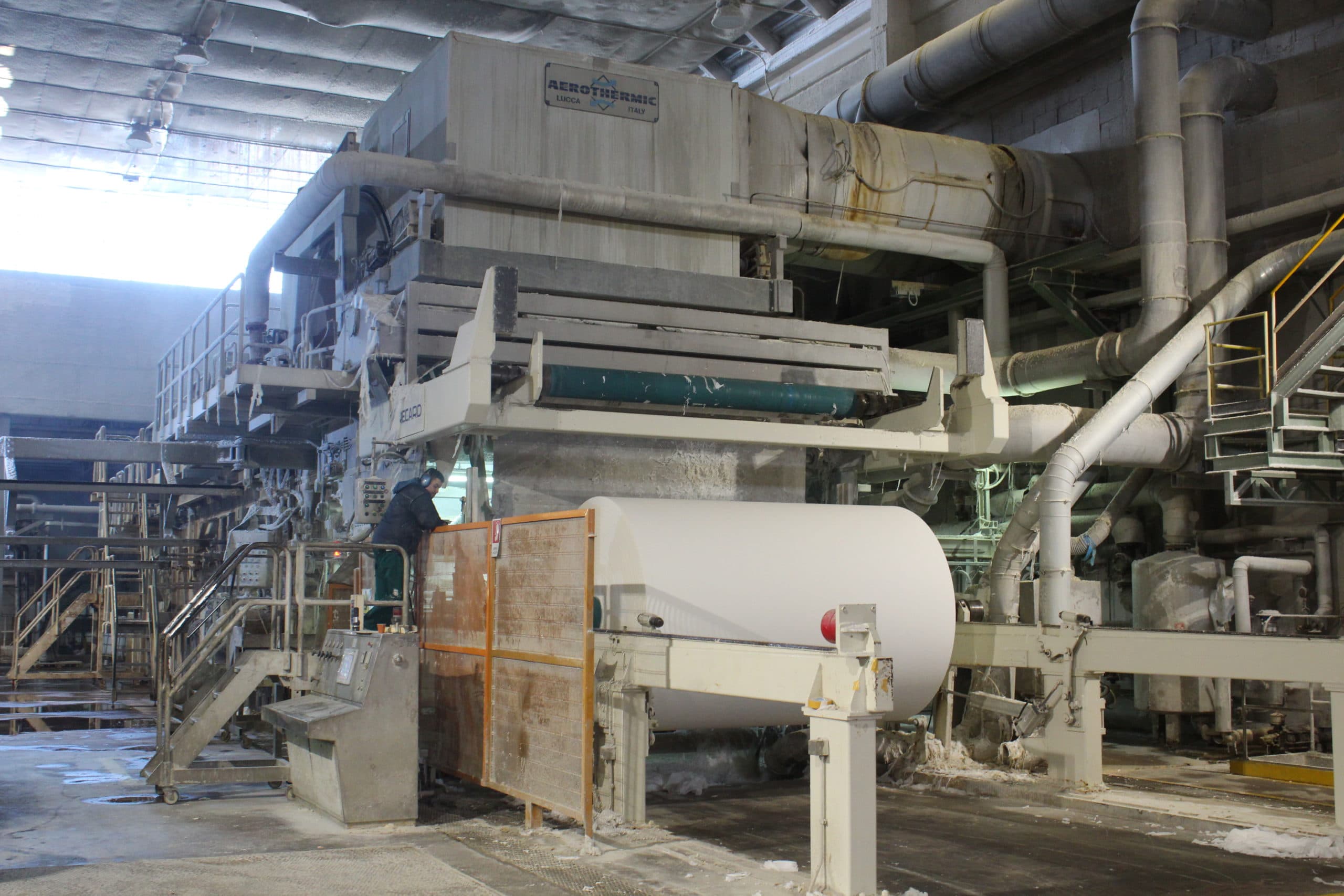Macchina continua PM2, vista frontale